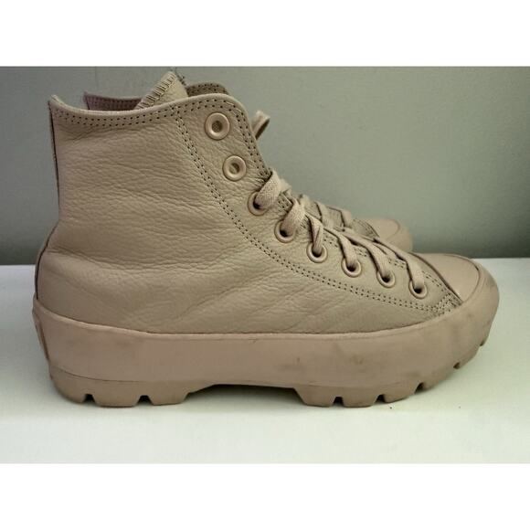 Converse Chuck Taylor All Star Lugged Stone Mauve Pink Platform Boots Womens 9 - Picture 5 of 13
